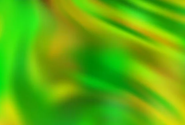 Verde Chiaro Vettore Giallo Colorato Texture Astratta Illustrazione Astratta Colorata — Vettoriale Stock