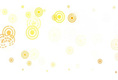 Açık Turuncu vektör arka planında noktalar ve çizgiler var. Renkli noktalı modern soyut çizimler. Duvar kağıtlarının dokusu için desen.