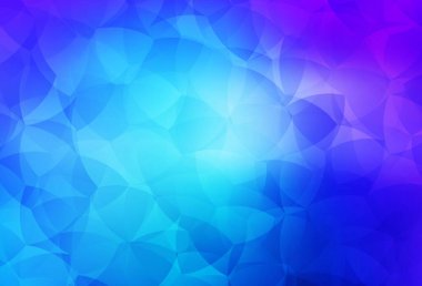 Açık Pembe, Mavi vektör soyut mozaik fon. Çokgen şekilli bir örnek. Bir markanın arkaplanı için desen.