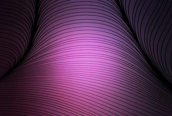 Dark Pink Vector Texture Wry Lines Modern Gradient Abstract Illustration — Stock Vector
