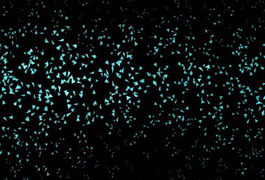 Koyu yeşil vektör şablonu, kristaller, üçgenler. Soyut üçgenli dekoratif tasarım. Bir cep telefonu için arka plan.