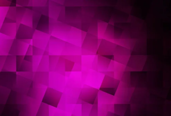 Mörk Rosa Vektor Layout Med Linjer Rektanglar Glitter Abstrakt Illustration — Stock vektor