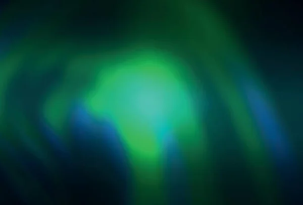 Ljusblå Grön Vektor Abstrakt Suddig Bakgrund Färgglad Abstrakt Illustration Med — Stock vektor