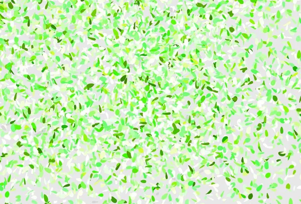 Luz Verde Vetor Abstrato Fundo Com Folhas Uma Elegante Ilustração — Vetor de Stock