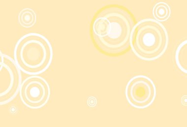 Diskleri ve çizgileri olan açık kırmızı vektör dokusu. Renkli noktalı modern soyut çizimler. Poster ve web siteleri için tasarım.