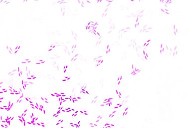 Açık pembe vektör soyut desenli yapraklar. Bulanık şekilli ve yapraklı yepyeni bir resim. Tasarımınız için yeni şablon.