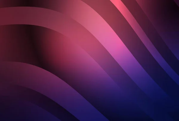 Modèle Vectoriel Violet Foncé Rose Avec Lignes Illustration Dégradée Colorée — Image vectorielle