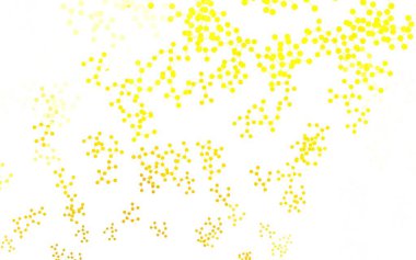 Yapay zeka verileriyle açık sarı vektör arkaplanı. Parlak renkli bir illüstrasyon ve yapay zekanın gerçek yapısı. Siber yeniliklerin tasviri için tasarım.