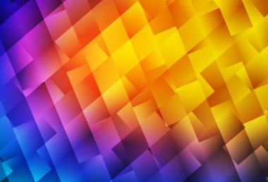 Açık mavi, dikdörtgenli kırmızı vektör arkaplan. Soyut stil ve dikdörtgenlerle dekoratif tasarım. Web siteleri için şablon kullanılabilir.