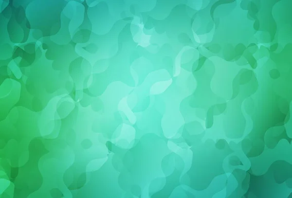 Light Green Vector Backdrop Memphis Shapes Σύγχρονη Αφηρημένη Απεικόνιση Πολύχρωμες — Διανυσματικό Αρχείο