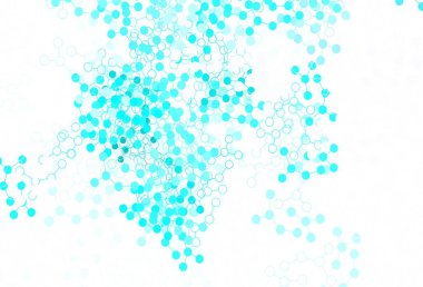 Yapay zeka yapısına sahip açık yeşil vektör şablonu. Parlak renkli bir illüstrasyon ve yapay zekanın gerçek yapısı. Poster ve teknoloji sembolü.