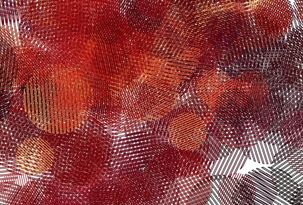 Светло Красная Векторная Компоновка Кружочками Абстрактная Иллюстрация Цветными Пузырями Стиле — стоковый вектор