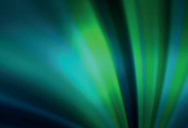 Açık mavi, yeşil vektör bulanık parlak soyut arkaplan. Görüntü tarzında tamamen yeni bir renkli çizim. Marka kitabınız için yeni biçim tasarımı.