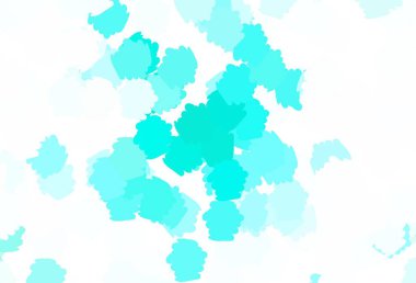 Karmaşık şekilli açık yeşil vektör şablonu. Modern tarzda değişen renkli kaotik formlar. İşiniz için en iyi akıllı tasarım.