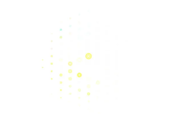 円形状の光多色ベクトルレイアウト カラフルな水滴と現代抽象的なイラスト 壁紙のテクスチャのパターン — ストックベクタ