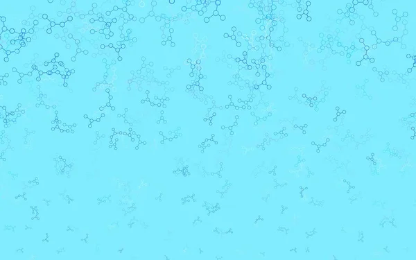 Light Blue Векторний Шаблон Штучною Структурою Інтелекту Блискучі Ілюстрації Формами — стоковий вектор