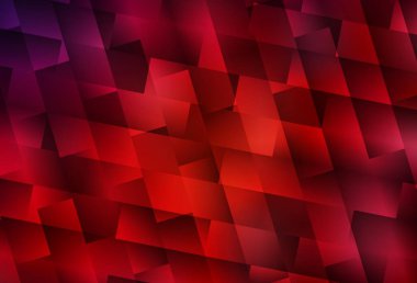 Eşkenar dörtgenli koyu kırmızı vektör arkaplanı. Dikdörtgenleri ve kareleri olan güzel bir çizim. Şablon bir arkaplan olarak kullanılabilir.