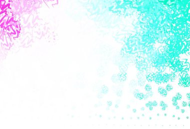 Açık yeşil, kırmızı çizgili vektör arka plan. Değişken çizgileri olan renkli geometrik örnek. İşiniz için en renkli tasarım..