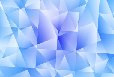 Açık pembe, mavi vektör düşük polimerli doku. Origami tarzında gradyan ile geometrik çizim. Web siteniz için çokgen tasarım.