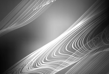 Açık gri vektör, parlak soyut arkaplanı bulanıklaştırdı. Soyut ve gradyan renkte renkli çizimler. Bir cep telefonu için arka plan.