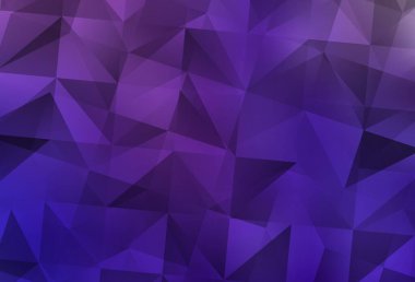 Açık Mor, Pembe vektör düşük polimer arkaplan. Çokgen biçiminde, gradyan ile renkli çizimler. Web siteniz için yeni bir doku.