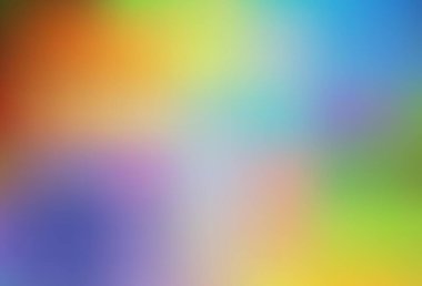 Açık mavi, sarı vektör bulanık parlak soyut şablon. Eğilimli zarif, parlak bir çizim. İşiniz için en iyi bulanık tasarım..