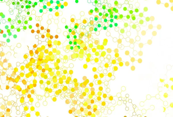 Ljusgrön Gul Vektor Struktur Med Artificiell Intelligens Koncept Färgad Struktur — Stock vektor