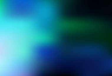 Koyu mavi vektör soyut bulanık arkaplan. Soyut ve gradyan renkte renkli çizimler. Tasarımlar için arka plan.