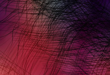 Açık Pembe, çizgileri olan kırmızı vektör şablonu. Basit çizgilerle renkli gradyan çizimi. Tasarımınız için desen.