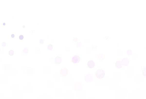 淡紫色 粉色矢量布局与圆形 图解与一组闪亮的彩色抽象圈 美丽网站的模式 — 图库矢量图片