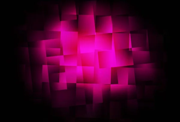 Mörk Rosa Vektor Lutning Trianglar Mönster Elegant Ljus Polygonal Illustration — Stock vektor