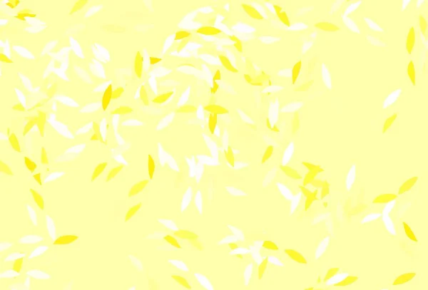 Світло Червоний Векторний Каракулевий Фон Листям Блискуча Абстрактна Ілюстрація Каракулями — стоковий вектор