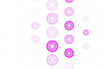 Açık Mor, benekli pembe vektör arkaplan. Bulanık dekoratif tasarım baloncuklu soyut tarzda. Reklamlar, broşürler için desen.