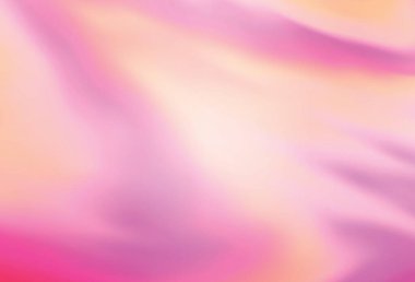 Açık Pembe, sarı vektör bulanık şablon. Soyut ve gradyan renkte renkli çizimler. Bir cep telefonu için arka plan.