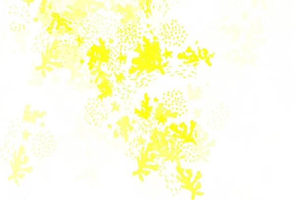 Светло Желтая Векторная Текстура Различными Формами Иллюстрация Красочными Градиентными Формами — стоковый вектор