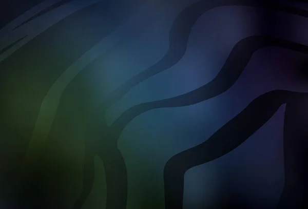 Темний Синій Зелений Вектор Розмито Шаблон Зовсім Нова Кольорова Ілюстрація — стоковий вектор