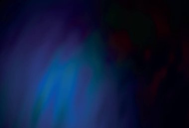 Koyu mavi vektör parlak deseni bulanıklaştırdı. Görüntü tarzında tamamen yeni bir renkli çizim. İş tasarımınız için yeni biçim.