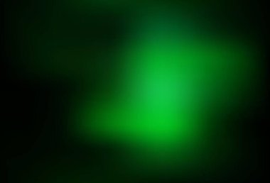 Koyu yeşil vektör bulanık şablon. Yaratıcı illüstrasyon, yarım tonlu ve eğimli. İşiniz için en iyi bulanık tasarım..