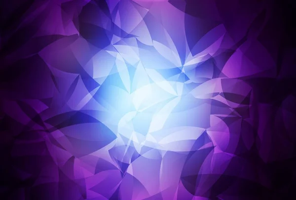 Rose Foncé Bleu Vecteur Polygone Fond Abstrait Illustration Géométrique Créative — Image vectorielle