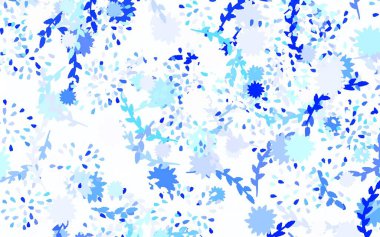 Açık yeşil vektör, çiçekli zarif duvar kâğıdı. Beyaz arka planda çiçekler. İş tasarımınız için yepyeni bir tarz.