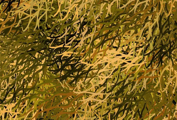 Hellgrünes Gelbes Vektormuster Mit Schiefen Linien Glitzernde Abstrakte Illustration Mit — Stockvektor
