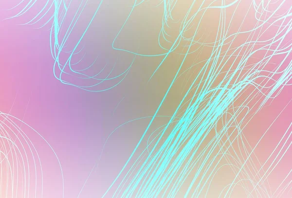 Light Multicolor Vector Colorful Blur Background Elegant Bright Illustration Gradient — Stock Vector