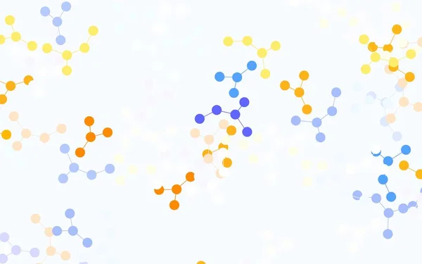 Helle Mehrfarbige Vektorkulisse Mit Daten Künstlicher Intelligenz Leuchtend Bunte Illustration — Stockvektor