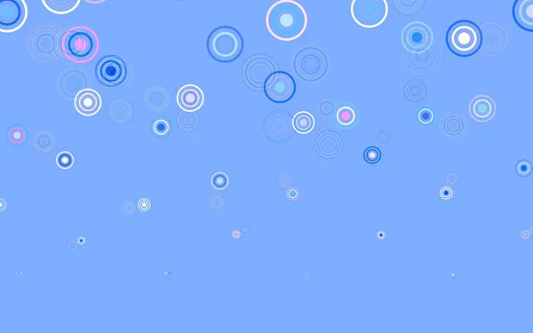 Azul Claro Padrão Vetorial Vermelho Com Esferas Ilustração Com Conjunto — Vetor de Stock