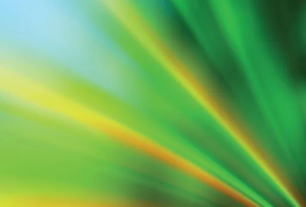 Ljusgrön Gul Vektor Abstrakt Suddig Layout Abstrakt Färgstark Illustration Med — Stock vektor