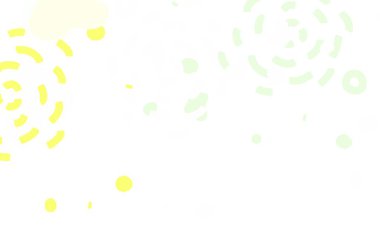 Açık yeşil, soyut şekilli kırmızı vektör arkaplan. Renkli rastgele şekillerle modern soyut illüstrasyon. Kartvizitiniz için modern tasarım.