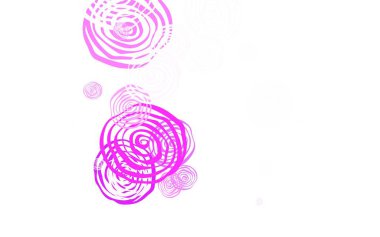 Açık pembe vektör zarif desenli güller. Çiçeklerle süslenmiş soyut çizimler. Web sitesi yöneticileri ve tasarımları için desen.