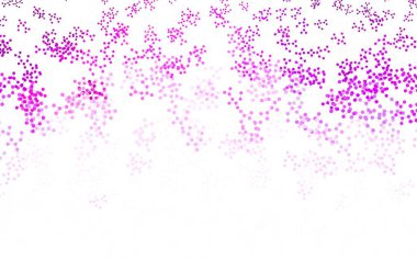 Açık Mor, yapay zeka yapısına sahip pembe vektör şablonu. Soyut şablondaki yapay zeka şekilleriyle parlayan illüstrasyon. Bilim için desen, geleceksel tasarımlar..