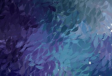 Koyu pembe, rastgele şekilli mavi vektör deseni. Soyut tarzda rengarenk gradyan şekilleri olan bir resim. Duvar kağıtları için zarif tasarım.