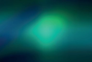 Açık mavi, yeşil vektör renkli bulanık arkaplan. Soyut renkli gradyan çizimi. Tasarımlar için arka plan.